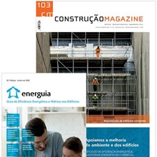 Construção Magazine nº 103, maio/ junho 2021, Manutenção de Edifícios Correntes. Suplemento "energuia"