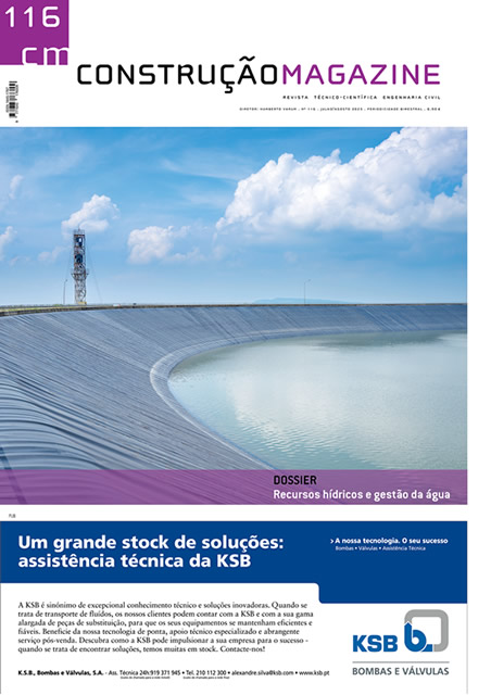 Construção Magazine nº 116, julho/ agosto 2023, Recursos hídricos e gestão da água