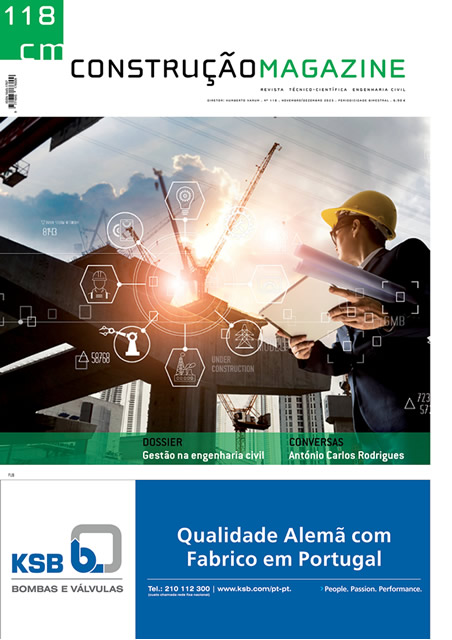 Construção Magazine nº 118, novembro/ dezembro 2023, Gestão na engenharia civil