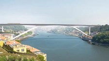 Anteprojeto prevê zonas de lazer nos pilares da nova ponte do Metro do Porto