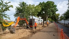 Arrancaram obras de 1ME no Rossio de São Brás em Évora