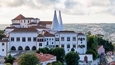 Chaminés do Palácio Nacional de Sintra em restauro