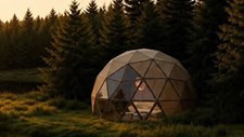 Geodetic Domo desenvolve construção sustentável em forma de cúpula
