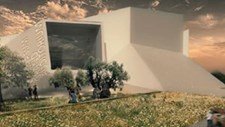 Grande auditório da nova SBE em carcavelos. Um projeto em betão estrutural de geometria singular
