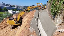 Infraestruturas de Portugal estabiliza taludes na Linha do Vouga