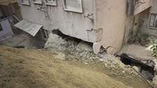 Reforço e reconstrução de muros na Rua Damasceno Monteiro, em Lisboa